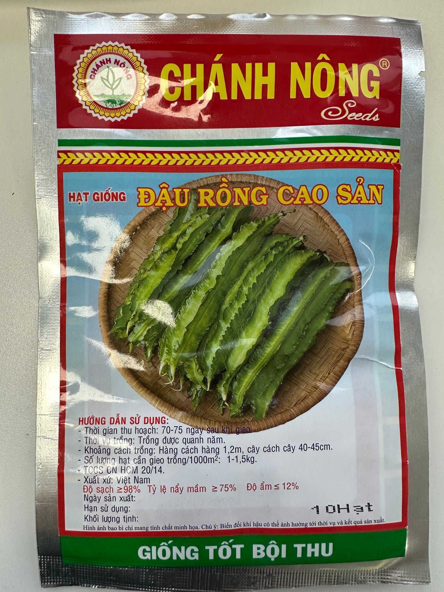 Chánh Nông – Hạt Giống Đậu Rồng Cao Sản