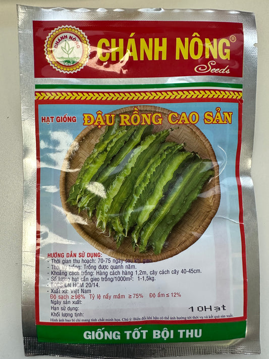 Chánh Nông – High-Yield Winged Bean Seeds (Đậu Rồng Cao Sản)