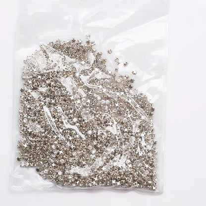 Sell At Loss RESEN Top Quality 3-10mm Sliver Claw Sew On Rhinestones Clear Crystal Color Sliver Base Sewing Stone DIY Decoration