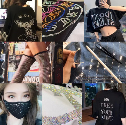 VDD Non Hot Fix Flatback Rhinestones And Decorations Crystal Nail Art Accessories Nail Sticker DMC Glitter Stone Diamond DIY