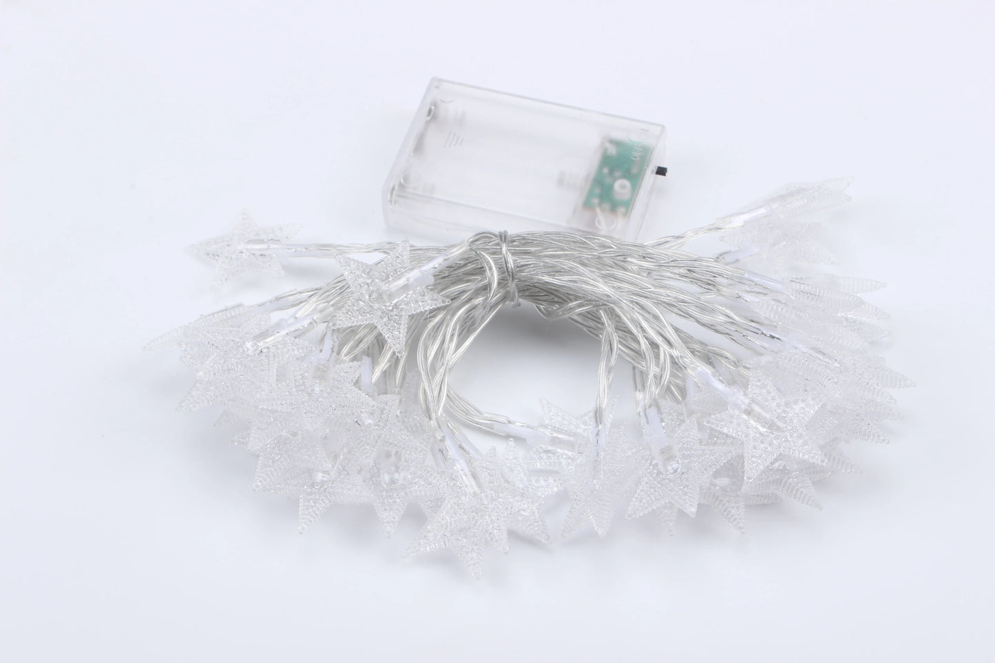 Đèn Led Dây Ngôi Sao 1.5m/3m/6m/10m Trang Trí Giáng Sinh, Đèn Thần Tiên Rèm Tiệc Cưới Dùng Pin USB Cho Gia Đình