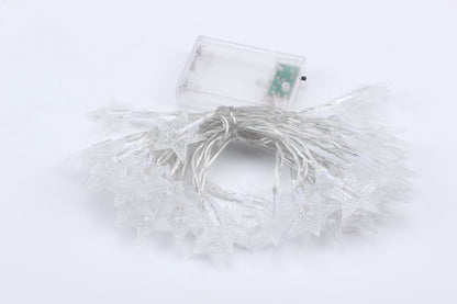 Đèn Led Dây Ngôi Sao 1.5m/3m/6m/10m Trang Trí Giáng Sinh, Đèn Thần Tiên Rèm Tiệc Cưới Dùng Pin USB Cho Gia Đình