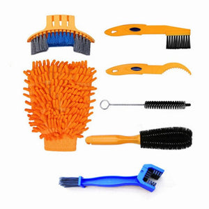 CYLION Bike Cleaning Motorcycle Chain Cleaner Bicycle Tool Kits Tire Brushes Road MTB Cleaning Gloves Chain Tool Cleaners Sets