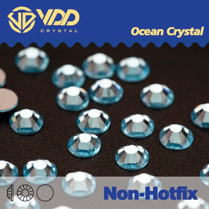 VDD Non Hot Fix Flatback Rhinestones And Decorations Crystal Nail Art Accessories Nail Sticker DMC Glitter Stone Diamond DIY