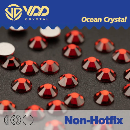 VDD Non Hot Fix Flatback Rhinestones And Decorations Crystal Nail Art Accessories Nail Sticker DMC Glitter Stone Diamond DIY