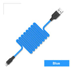 HOCO Silicone fast Charging USB Cable for Apple iphone 11 12 13 Pro X XS XS Max 8 7 6 Plus for iPad Charger Fire resistance