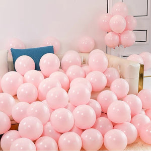 20/40pcs 10inch Pink Balloons Confetti Chrome Metallic Latex Balloon Christmas Baby Shower Birthday Wedding Party Decorations