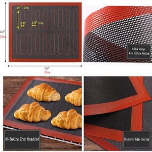 Perforated Silicone Baking Mat Non-Stick Oven Sheet Liner Bakery Tool For Cookie /Bread/ Macaroon Kitchen Bakeware Accessories