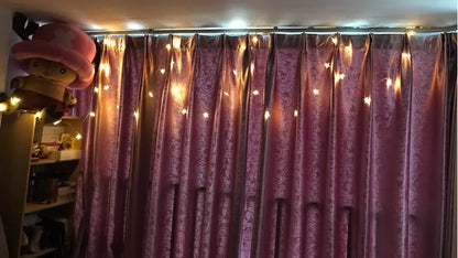Đèn Led Dây Ngôi Sao 1.5m/3m/6m/10m Trang Trí Giáng Sinh, Đèn Thần Tiên Rèm Tiệc Cưới Dùng Pin USB Cho Gia Đình