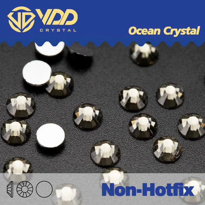 VDD Non Hot Fix Flatback Rhinestones And Decorations Crystal Nail Art Accessories Nail Sticker DMC Glitter Stone Diamond DIY