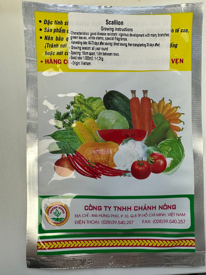 Chánh Nông – Premium Scallion Seeds (Hành Lá)