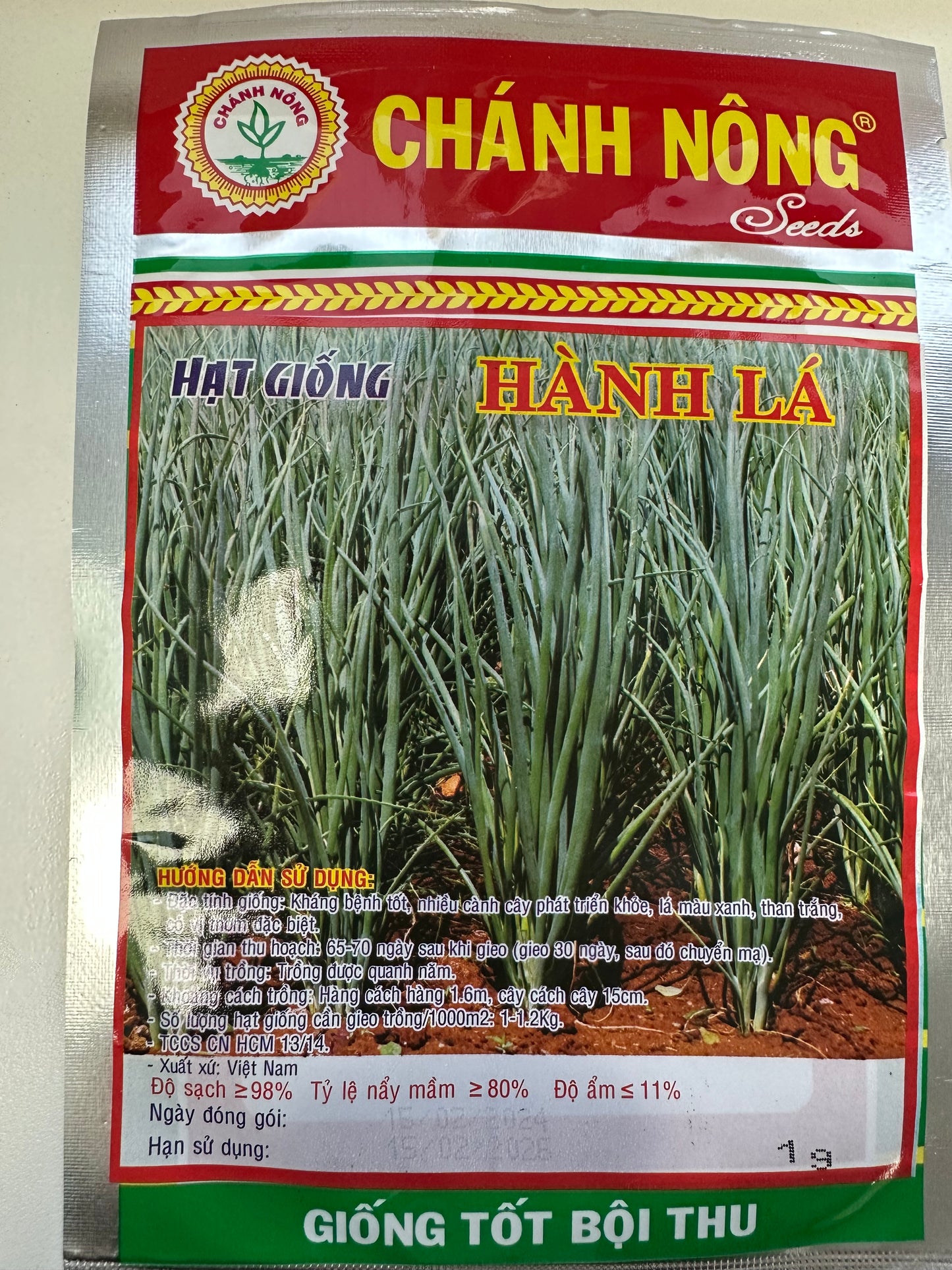Chánh Nông – Premium Scallion Seeds (Hành Lá)
