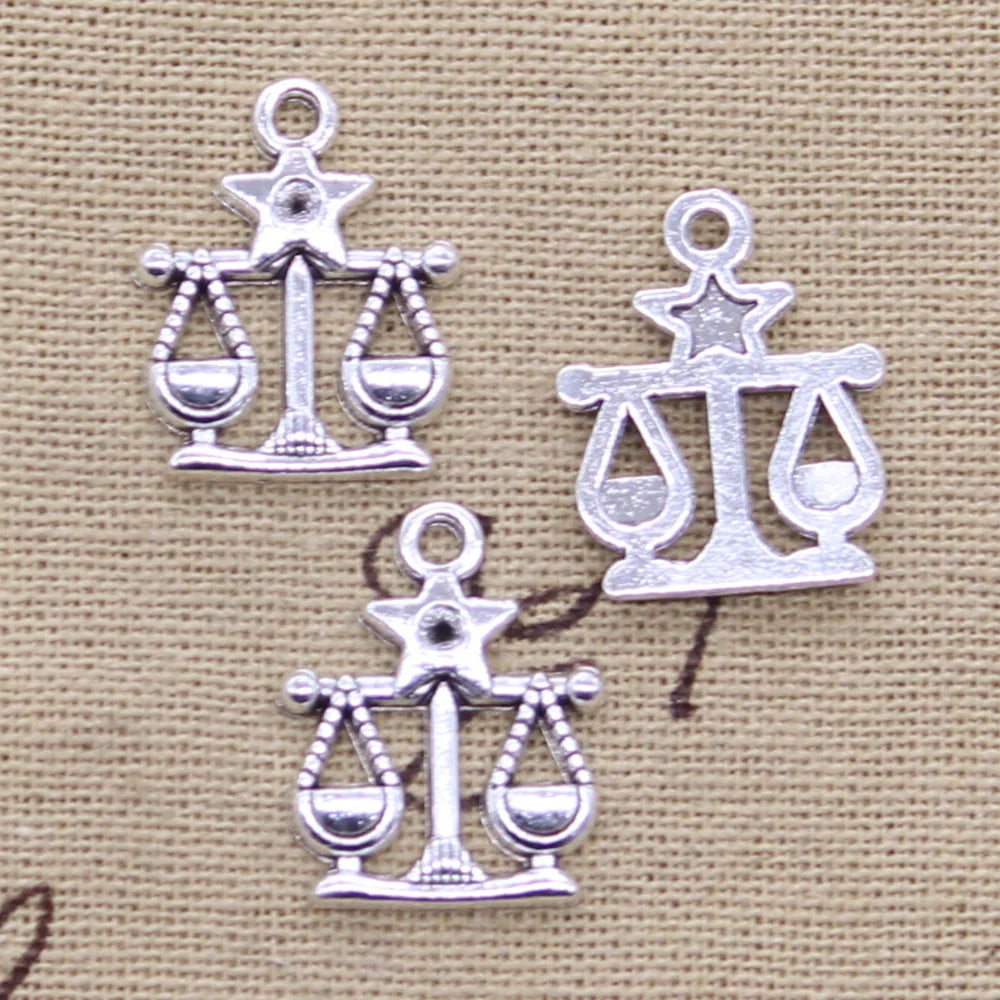 12pcs Charms Zodiac Capricron Aquarius Aries Cancer Leo Libra Taurus Scorpio Sagittarius Vigro Gemini Pisces DIY Antique Pendant