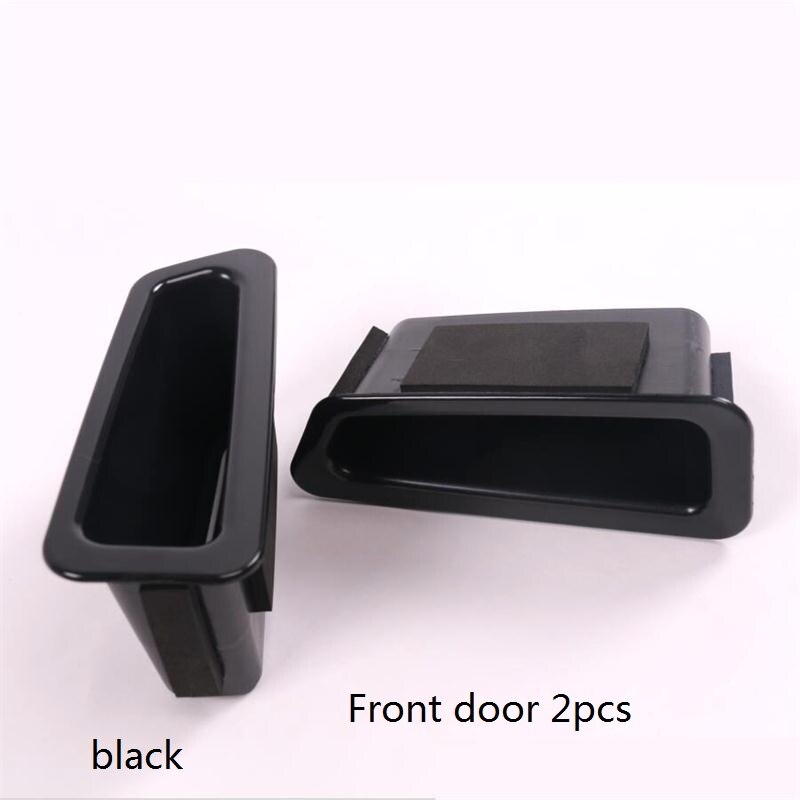 Car Styling for Volvo s60 v60 xc60 storage box door handle Armrest box beige/black Front door+back door Finishing box 2010-2017