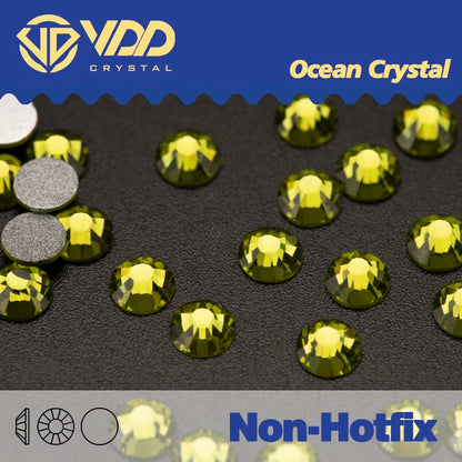 VDD Non Hot Fix Flatback Rhinestones And Decorations Crystal Nail Art Accessories Nail Sticker DMC Glitter Stone Diamond DIY