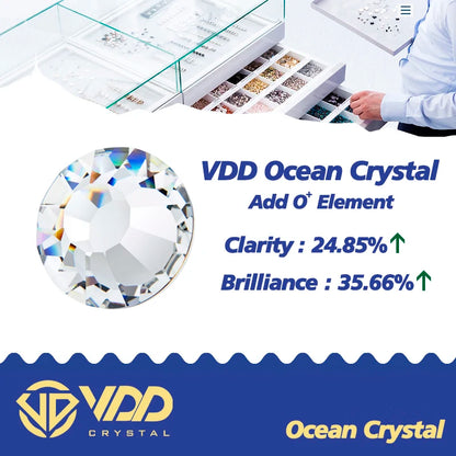 VDD Non Hot Fix Flatback Rhinestones And Decorations Crystal Nail Art Accessories Nail Sticker DMC Glitter Stone Diamond DIY
