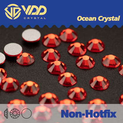 VDD Non Hot Fix Flatback Rhinestones And Decorations Crystal Nail Art Accessories Nail Sticker DMC Glitter Stone Diamond DIY