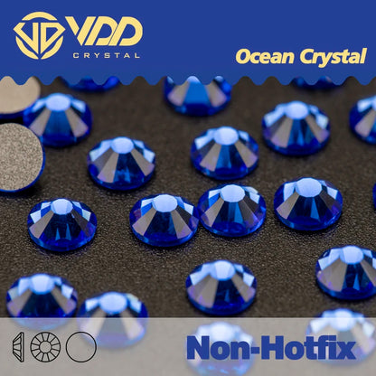VDD Non Hot Fix Flatback Rhinestones And Decorations Crystal Nail Art Accessories Nail Sticker DMC Glitter Stone Diamond DIY