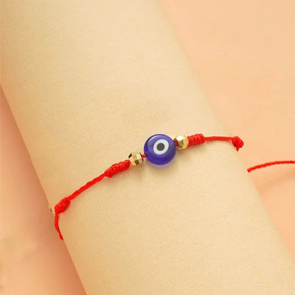 Red Rope Constellation Bracelet 7 Knot Evil Eye Good Luck String Protection Zodiac Bracelet Link Charm for Women Girls