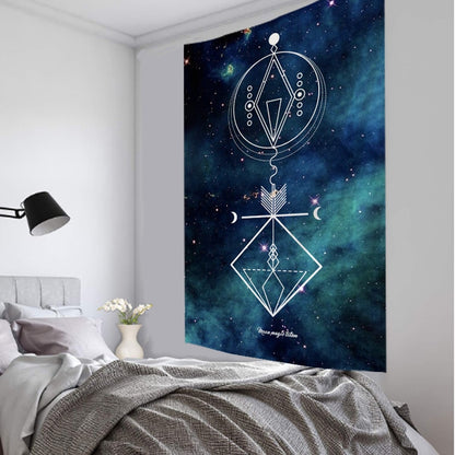 Tarot Card Tapestry Wall Hanging Astrology Divination Bedspread Beach Mat hippie decor wall cloth boho decor witchcraft hippie