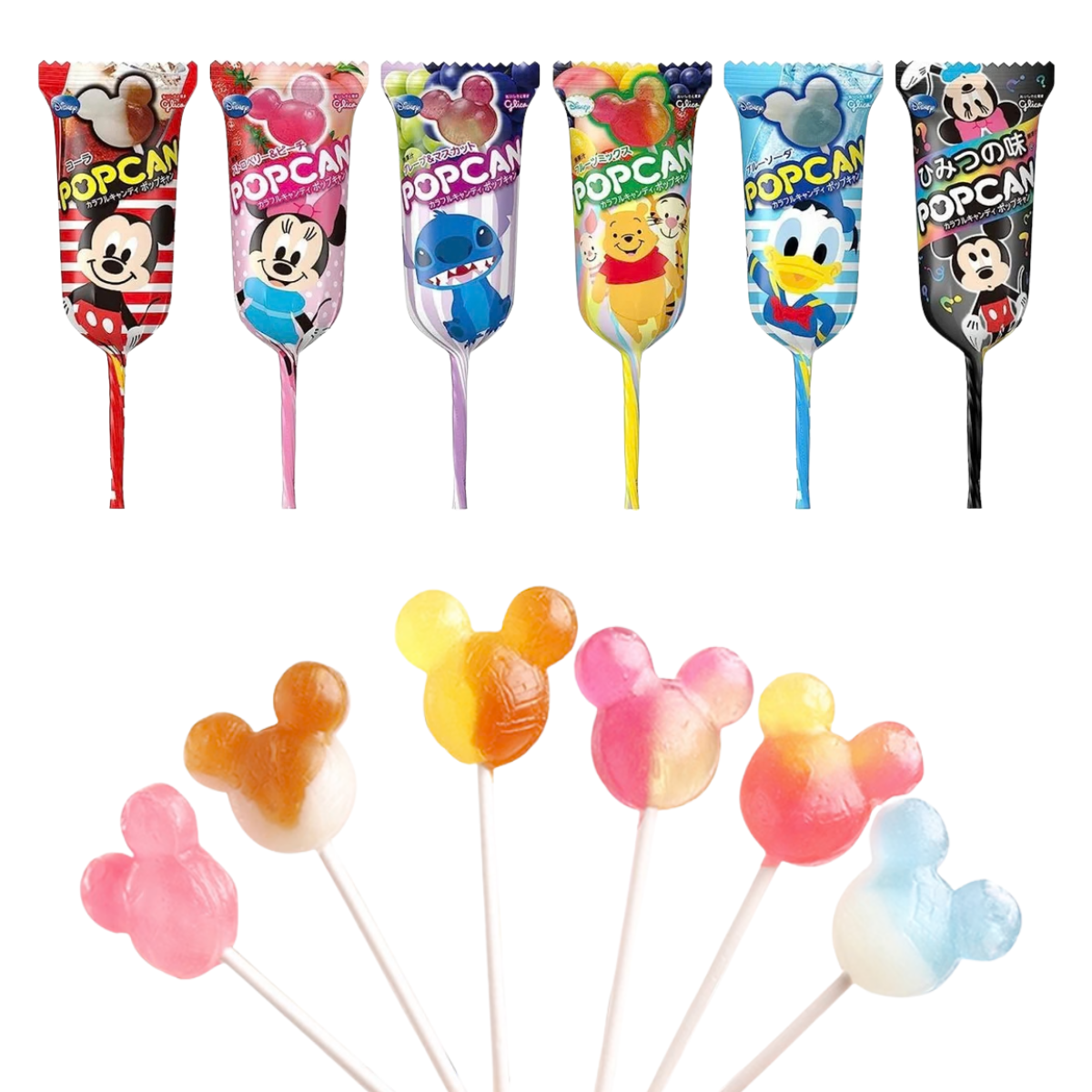 Glico Disney Popcan Lollipop