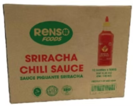 049. RENSO Sriracha Chili Sauce (530g, 12 bottles/case)