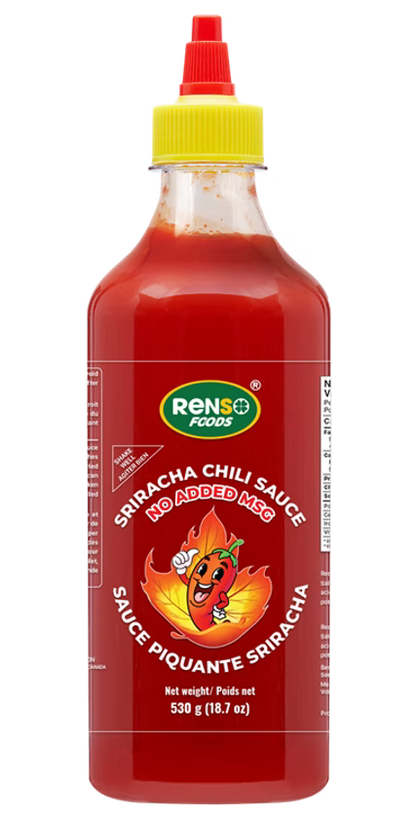 049. RENSO Sriracha Chili Sauce (530g, 12 bottles/case)