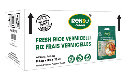 023. RENSO Premium Fresh Rice Vermicelli (908g, 18bags/case)