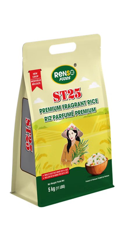 027. RENSO ST25 Premium Fragrant Rice (5kg, 4 bags/case)
