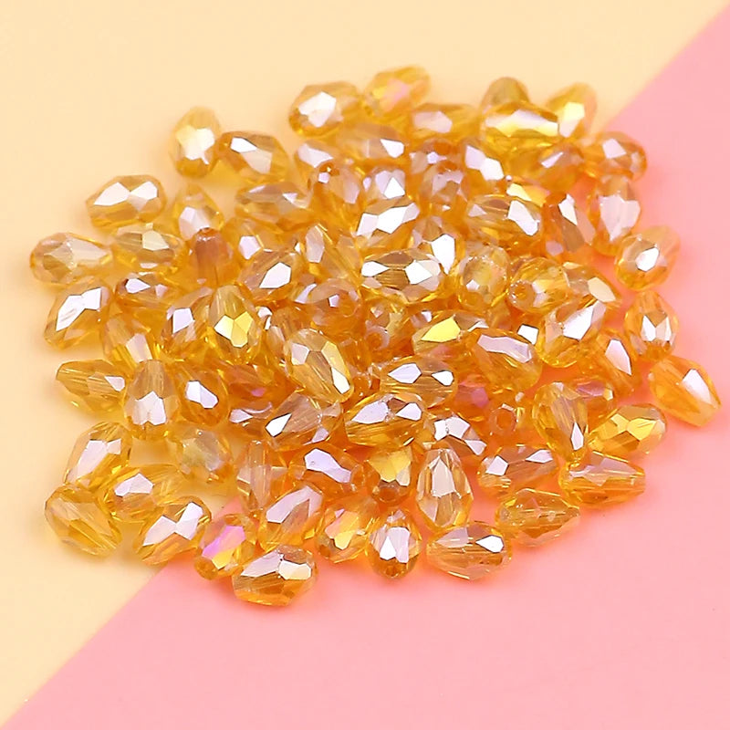 High-grade exquisite Austrian color crystal beads 3X5mm/100PCS crystal faceted beads jewelry DIY bracelet necklace accessories