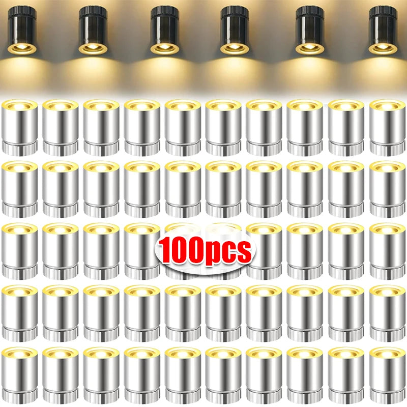 Tiny LED Light Bulbs Battery Operated Lantern Dollhouse Miniature Lamp Samll Spotlights for Displays Party Wedding Decoration