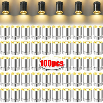 Tiny LED Light Bulbs Battery Operated Lantern Dollhouse Miniature Lamp Samll Spotlights for Displays Party Wedding Decoration