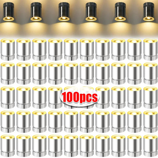 Tiny LED Light Bulbs Battery Operated Lantern Dollhouse Miniature Lamp Samll Spotlights for Displays Party Wedding Decoration