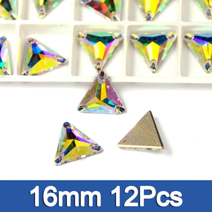 PUBRILEX Crystal AB Mix DIY Craft Supplies Needlework Sewing Gemstones Flatback Glass Strass Crystals Rhinestones For Clothing