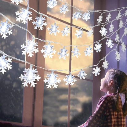 Dây Đèn LED Snowflake Trang Trí Nhà Cửa Giáng Sinh Đám Cưới Đèn Trang Trí Giáng Sinh Tại Nhà Trang Trí Tiệc Navidad