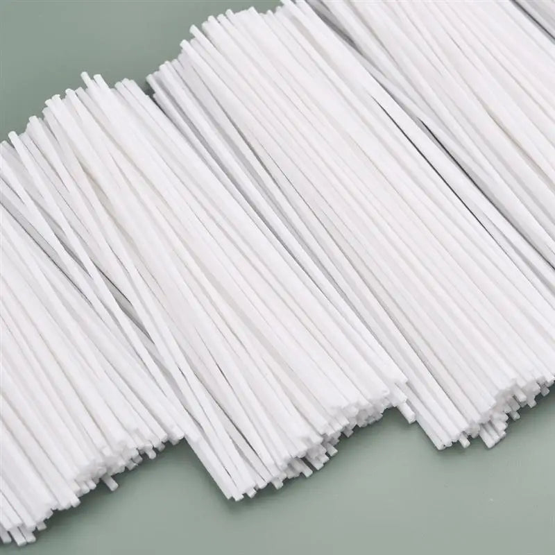 30-100 cái/bộ Bấc nến Cotton sáp bộ lõi sáp không khói tự làm lõi sáp đậu nành bấc đèn dầu hỏa dệt cung cấp vật liệu làm nến