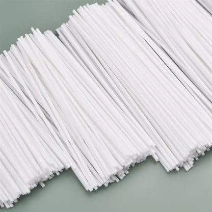 30-100 cái/bộ Bấc nến Cotton sáp bộ lõi sáp không khói tự làm lõi sáp đậu nành bấc đèn dầu hỏa dệt cung cấp vật liệu làm nến