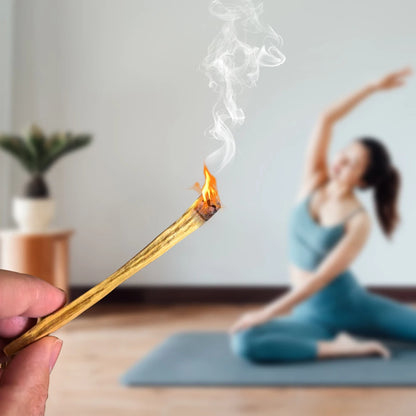 1-20PCS Palo Santo Sticks Natural Incense Stick Purifying Healing Stress Relief Wooden Aroma Diffuser Stick for Home Living Room