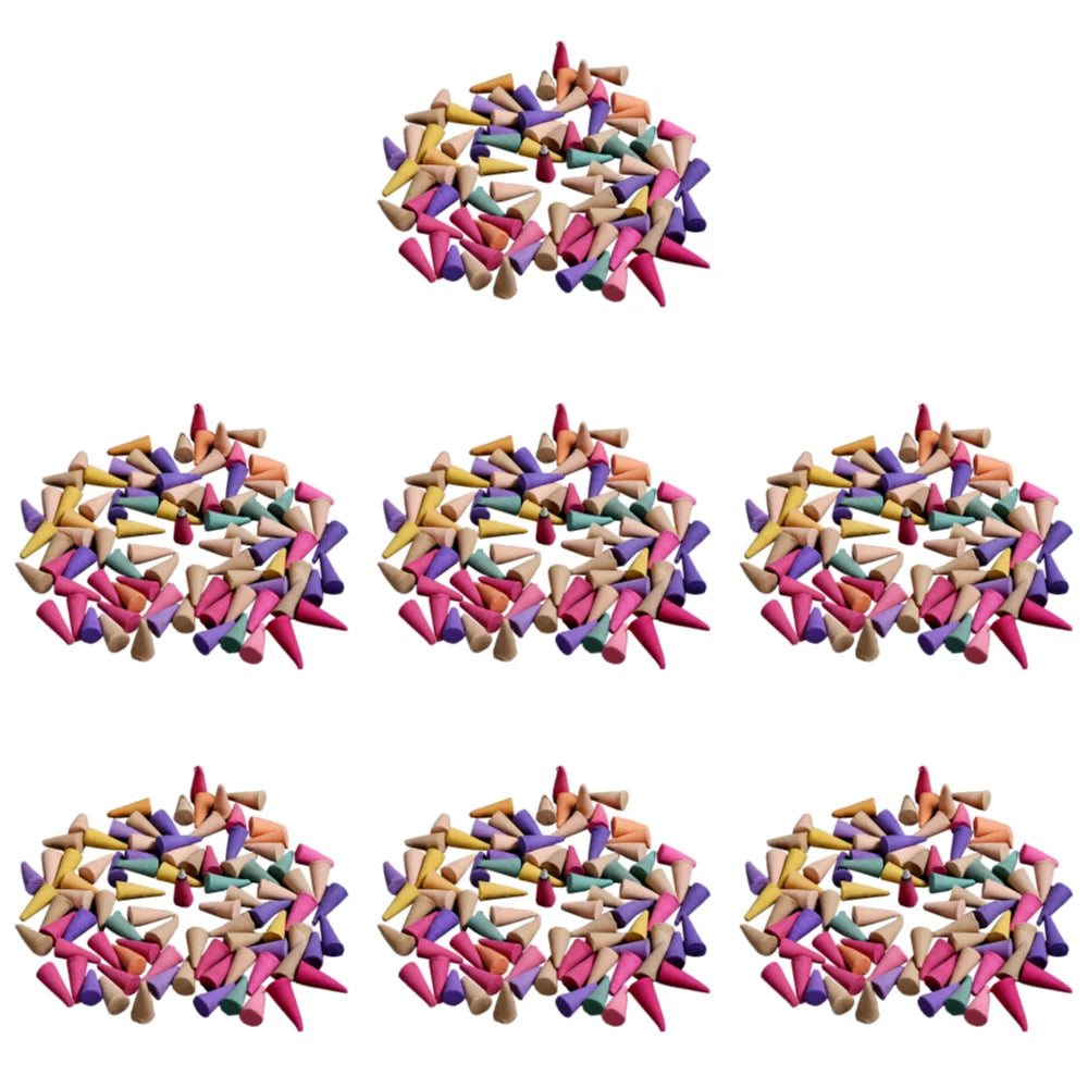 Mixed Natural Reflux Tower Incense Smoke Odor Remover Anxiety Relief Fragrance Incense Cone Meditation Relaxation Aromatherapy