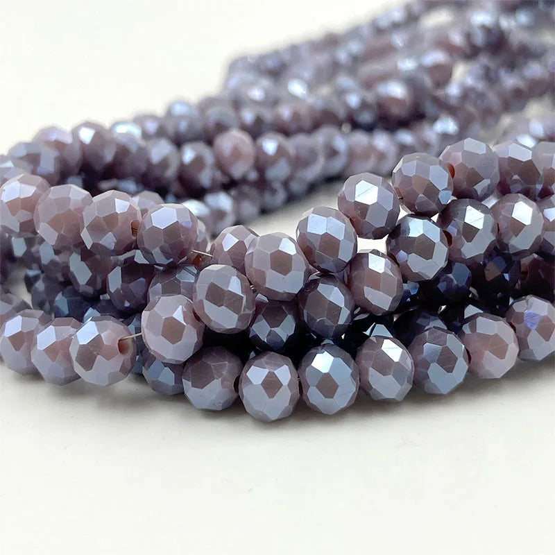 Colorful 2/3/4/6/8/10mm Austria Faceted Crystal Glass Beads For Jewelry Making DIY Accessories