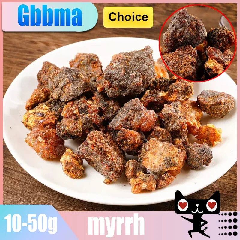 Nhựa cây mộc dược tự nhiên chất lượng cao nguyên liệu làm nhang 10-50g Tự làm kết hợp với nhũ hương để tạo bột hương thơm