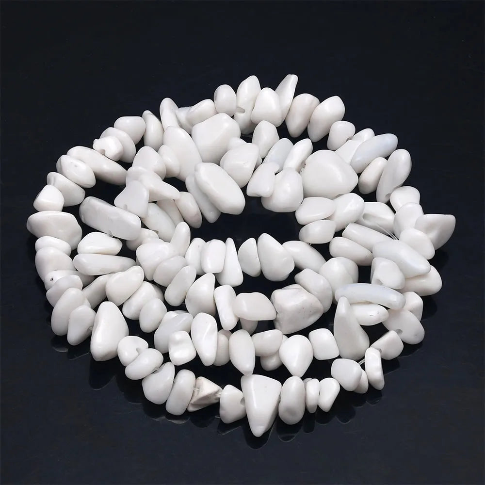 16 inch Natural Stone Beads Chips Beads 5-8mm Irregular Crystal Agate Gravel Beads Diy Bracelet For Jewelly HK058