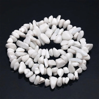 16 inch Natural Stone Beads Chips Beads 5-8mm Irregular Crystal Agate Gravel Beads Diy Bracelet For Jewelly HK058