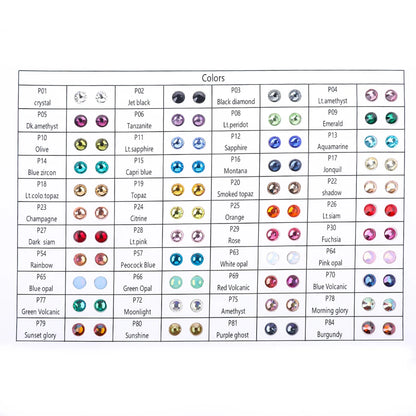 Glitter Crystal стразы Non Hotfix Rhinestones DIY Glass Rhinestone Flatback Diamond Nails Crystals Strass For Nail Charms Dress