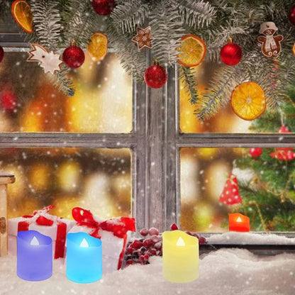 Rechargeable Led Candles Timer Remote LED Light Flameless For Wedding Room Garden Holiday Lighting Home Decor Tea Candle Lamp