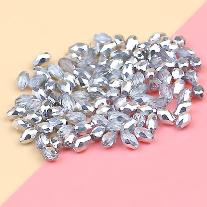 High-grade exquisite Austrian color crystal beads 3X5mm/100PCS crystal faceted beads jewelry DIY bracelet necklace accessories