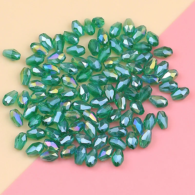 High-grade exquisite Austrian color crystal beads 3X5mm/100PCS crystal faceted beads jewelry DIY bracelet necklace accessories