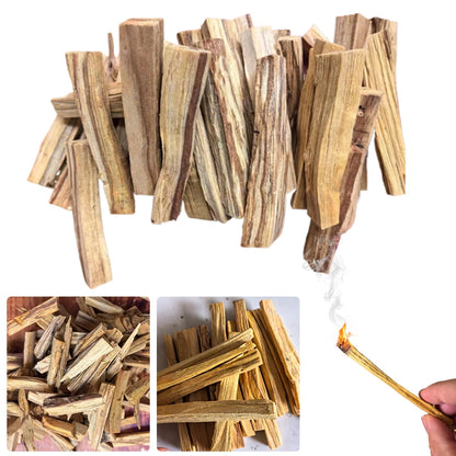 1-20PCS Palo Santo Sticks Natural Incense Stick Purifying Healing Stress Relief Wooden Aroma Diffuser Stick for Home Living Room