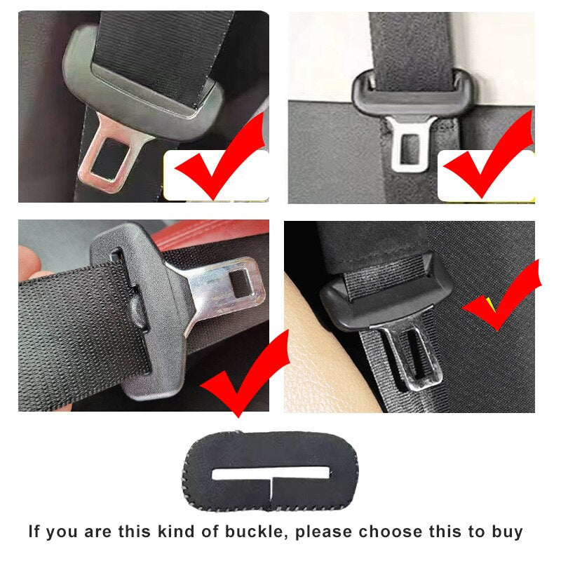 For volvo xc60 xc90 S90 V90CC S60 V60CC V40 S80 XC40 xc70 v50 c40 flip fur safety belt buckle protection cover Car accessories