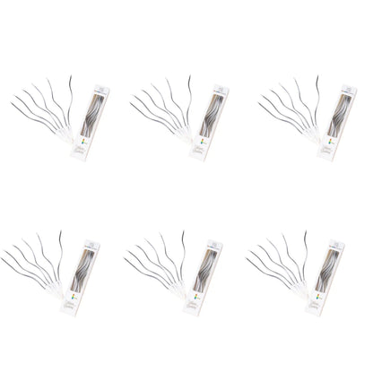 1/6boxes 15CM Curved Cake Candles Birthday Baby Shower Gender Reveal Cupcake Decorating Candle Toppers Wedding Party Decorative